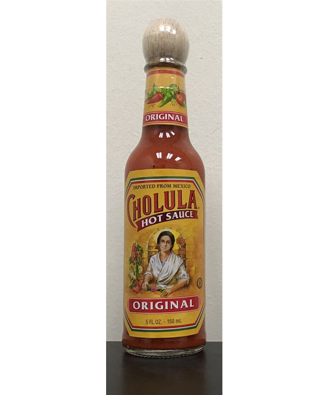 SAUCE HOT CHOLULA 12/5 OZ.