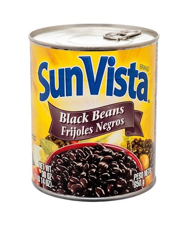 SUN VISTA BLACK BEANS 12/30 OZ.