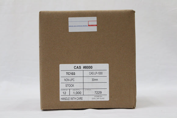 LABEL CAS 58 MM X 30 MM 12/1000