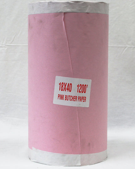 17.5'' PINK BUTCHER PAPER 1200'' FT